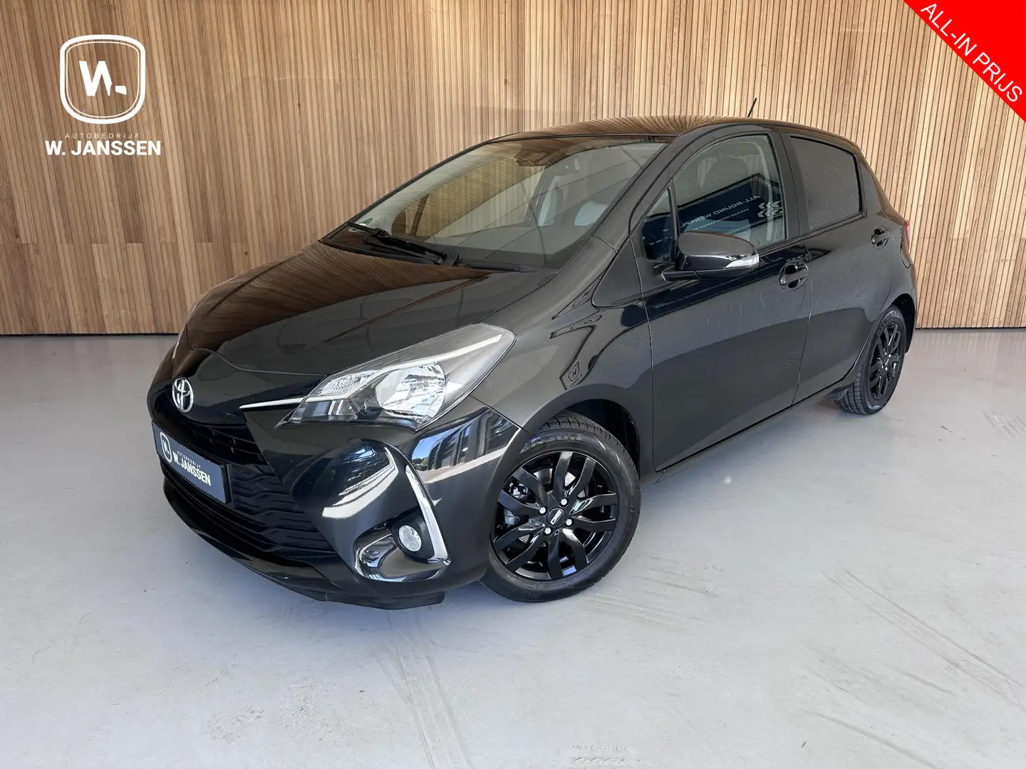 Toyota Yaris 1.0 VVT-i Y20 Camera | Keyless | Navi | Parkeersen Schwarz - 1