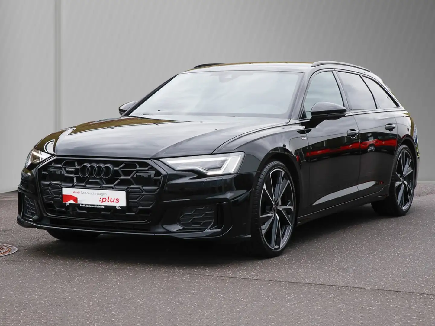 Audi A6 Avant 50 TDI S line Matrix AHK Leder ACC Schwarz - 2