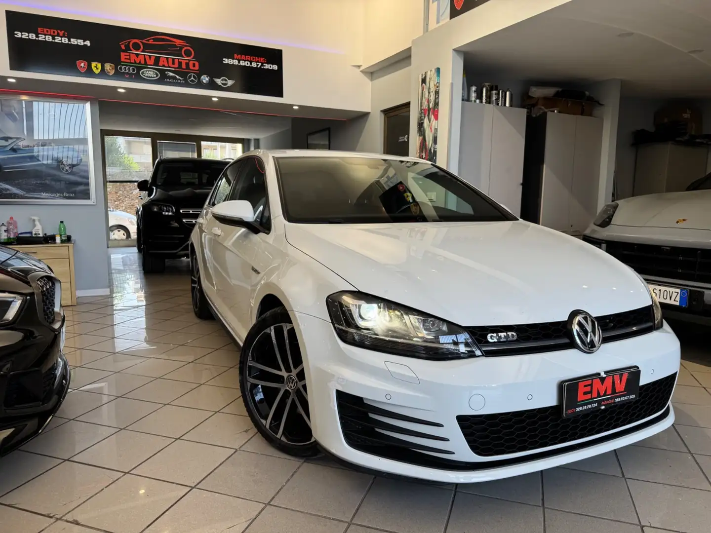 Volkswagen Golf GTD 2.0 TDI DSG 5p. BlueMotion Technology Weiß - 1