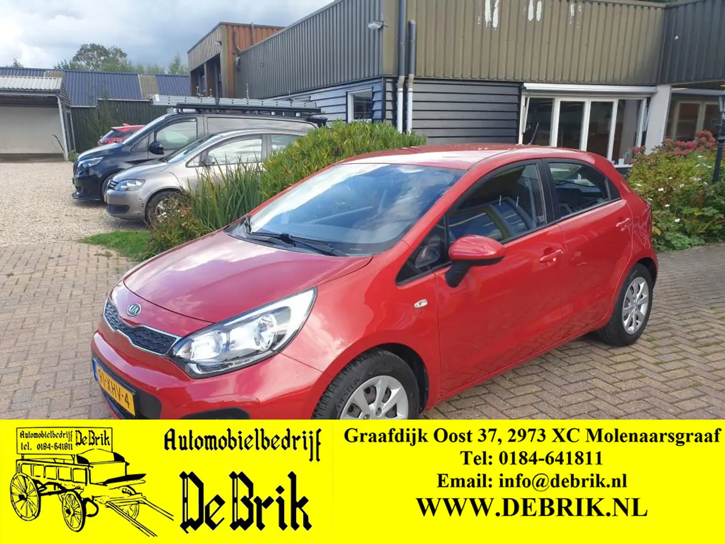 Kia Rio 1.2 CVVT Comfort Pack, DIT IS EEN RIJKLAARPRIJS Rouge - 1