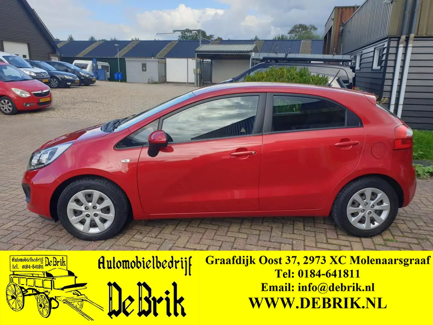Kia Rio 1.2 CVVT Comfort Pack, DIT IS EEN RIJKLAARPRIJS Rouge - 2