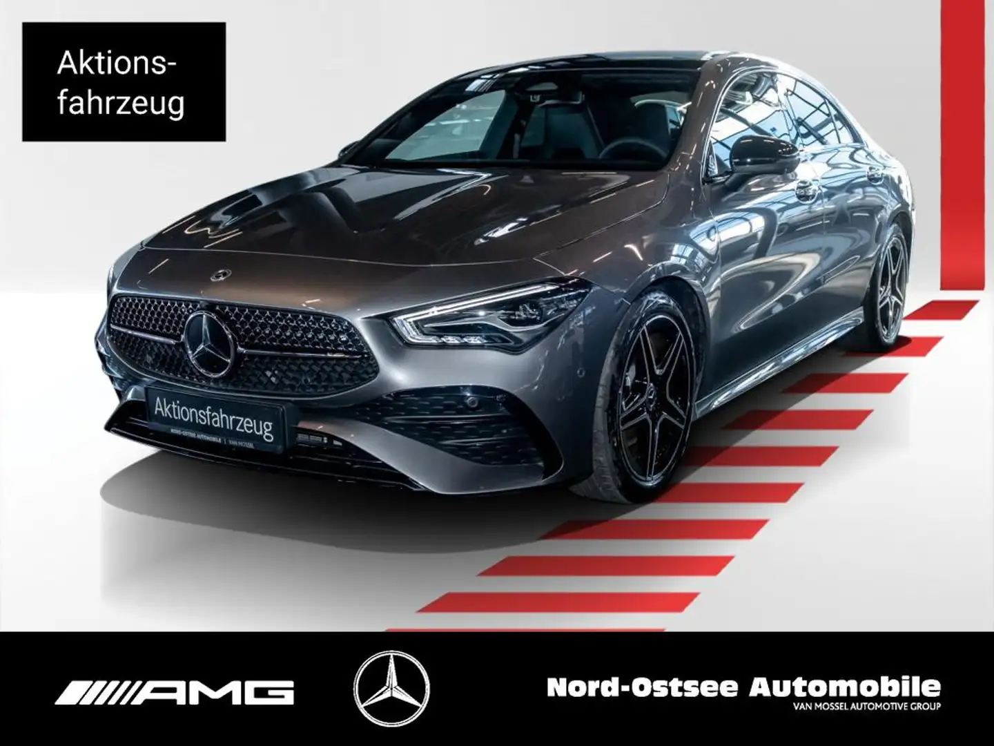 Mercedes-Benz CLA 180 AMG NIGHT PANO 360° KEYLESS-GO Grau - 1