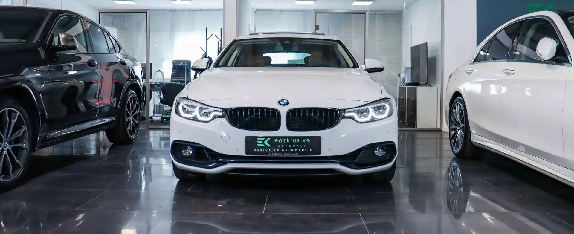 BMW 440 i GC Sport Aut*NAVIPROF*GLASDACH*HuD*AHK*SPUR Weiß - 2