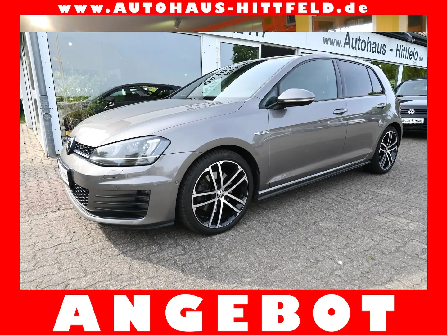 Volkswagen Golf 2.0 GTD BMT DSG Vollleder Navi AHK 18Zoll Gris - 1