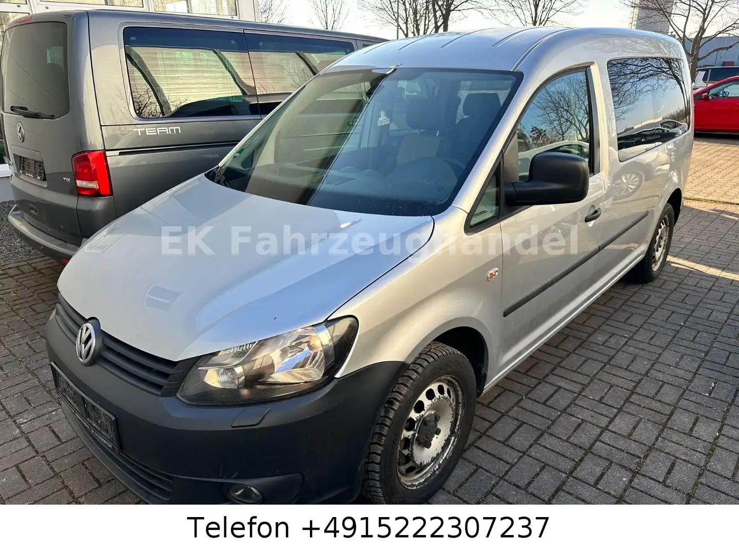 Volkswagen Caddy Kombi Maxi 7 Sitzer Argent - 1
