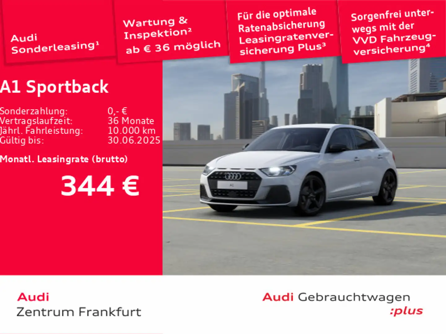 Audi A1 25 TFSI advanced S tronic Tempomat Weiß - 1