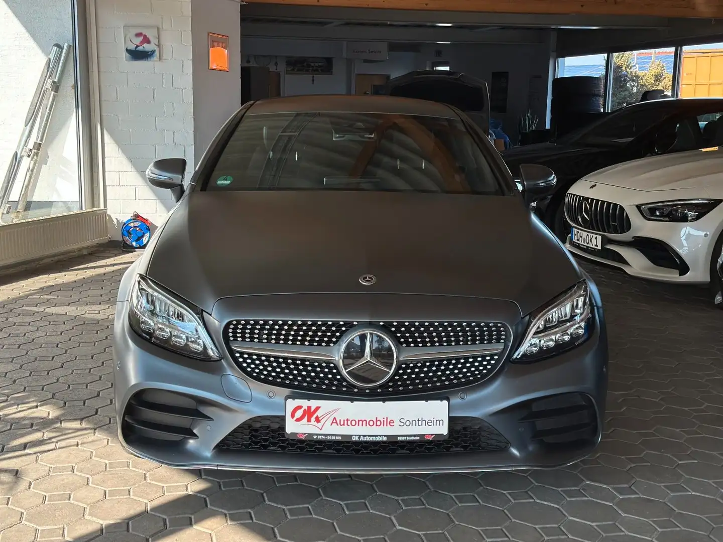 Mercedes-Benz C 400 C400 Coupe 4M*Burmester*dig.Cock*Kam*Nav*LED*AMG Grey - 2