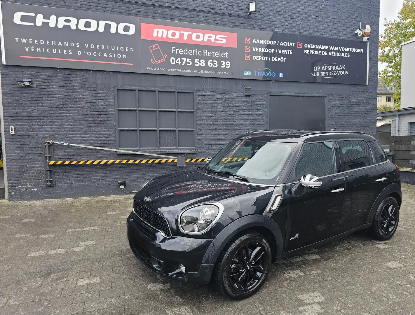 MINI Cooper S Countryman All 4 T-PANO GPS XENON VENTE PRO OU EXPORT Zwart - 1