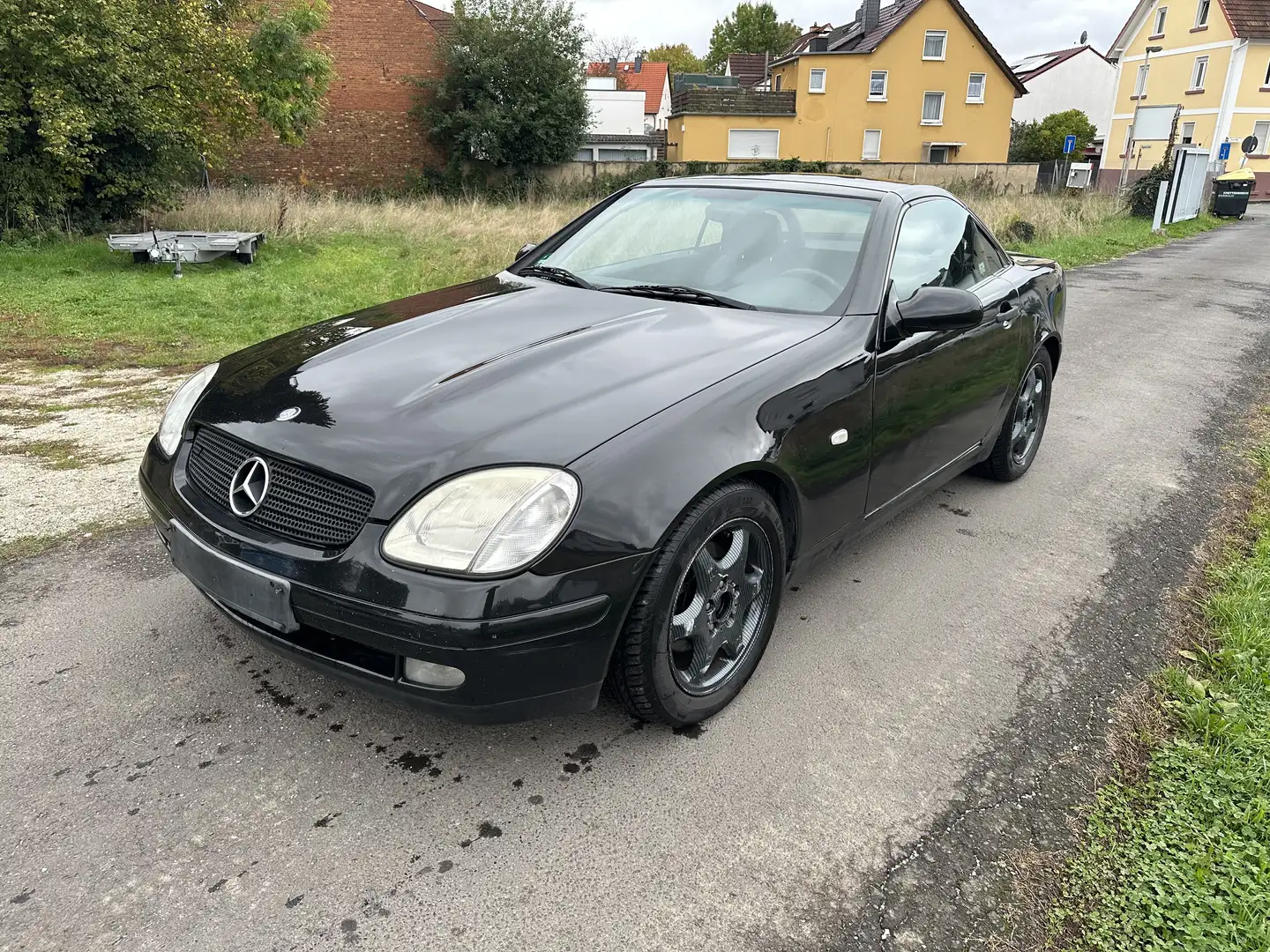 Mercedes-Benz SLK 200 *Leder*SHZ*ZV*Klima*elektr. Verdeck*ALU*HU/AU NEU Schwarz - 1