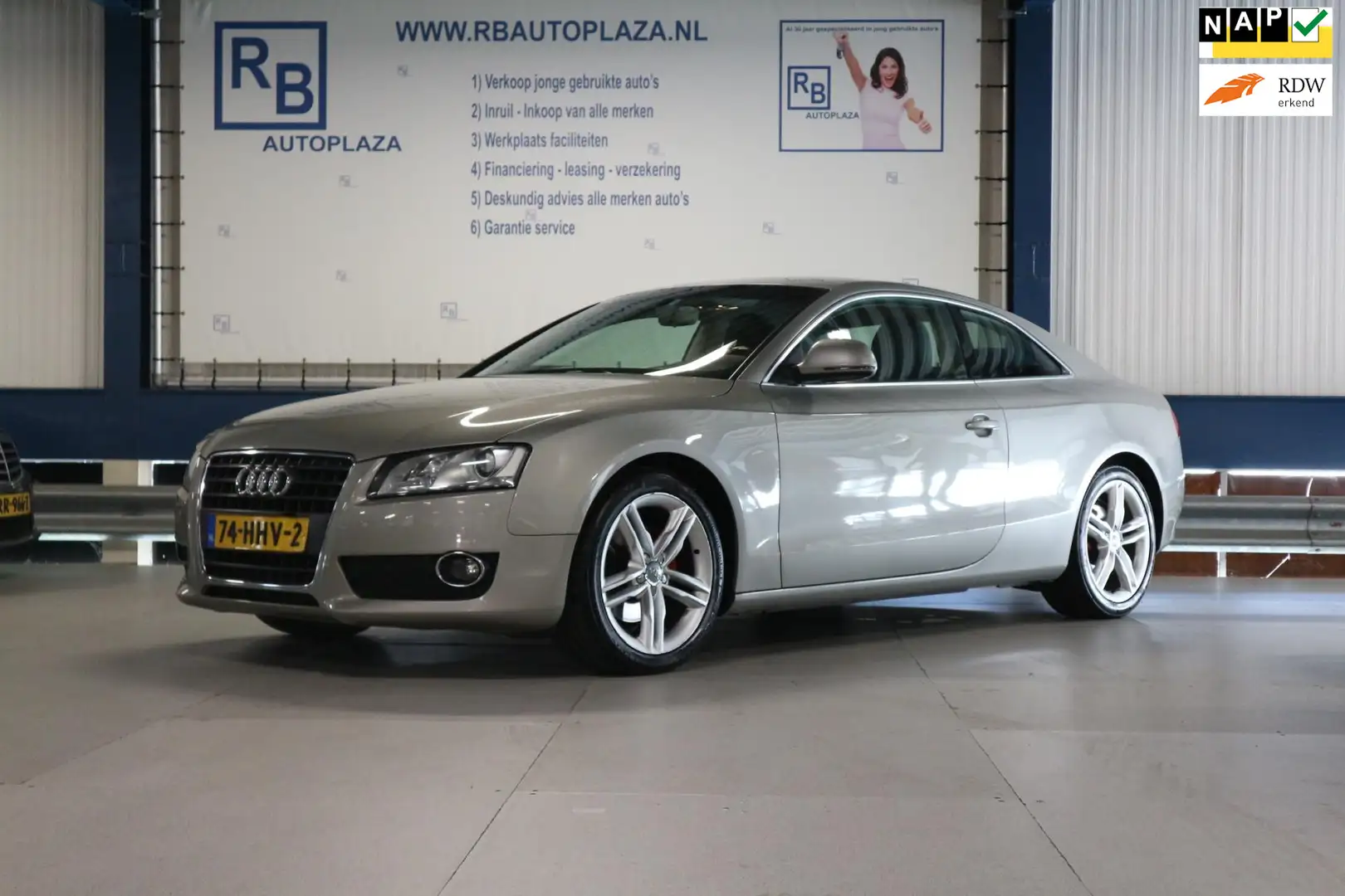 Audi A5 Coupé 2.0 TFSI Pro Line / Rijdt Top / APK 6 2026 ! Gris - 1