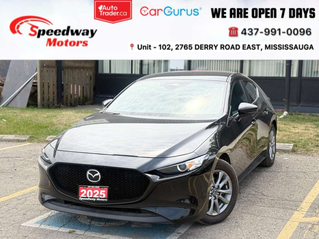 2025 Mazda Mazda3 SPORT GS AUTO/ NO ACCCIDENT/ BACKUP CAMERA/ HEATED