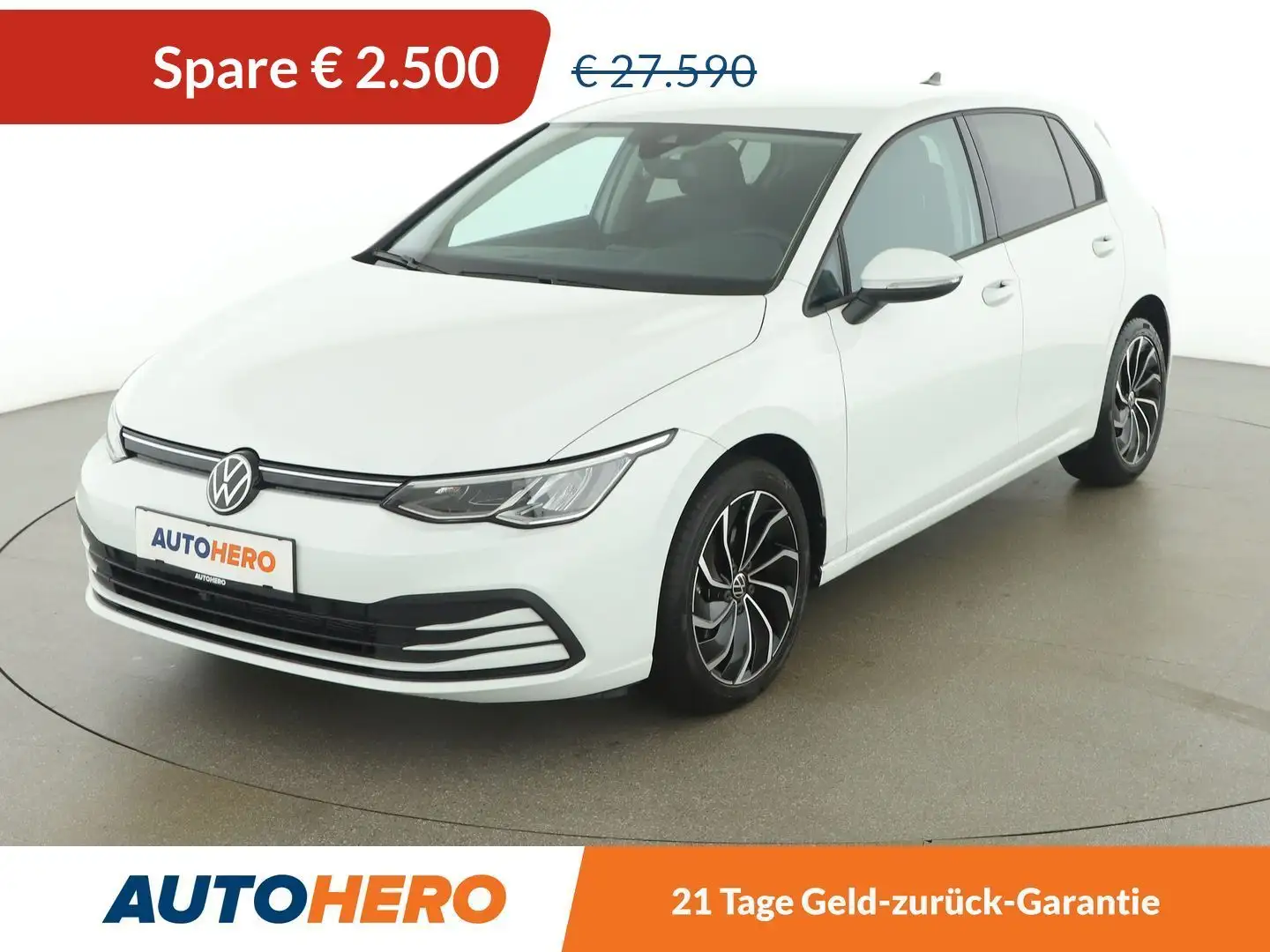 Volkswagen Golf 2.0 TDI Life Maxi *LED*CAM*SPUR*TOT*MASSAGE* Weiß - 1