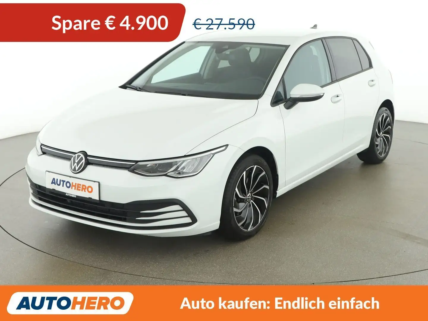 Volkswagen Golf 2.0 TDI Life Maxi *LED*CAM*SPUR*TOT*MASSAGE* Weiß - 1