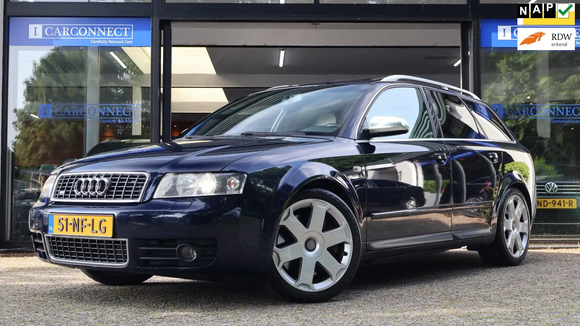 Audi A4 Avant 4.2 V8 quattro S4 Pro Line|Yountimer|Fraaie Blauw - 1