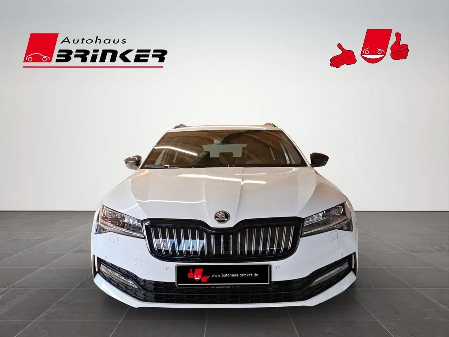 Skoda Superb Combi Sportline 1,4 TSI iV AHK Navi Klima Weiß - 2