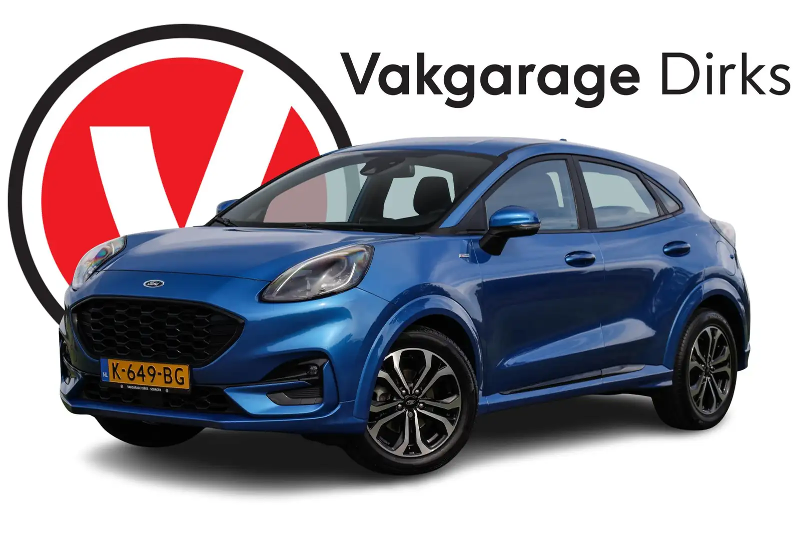 Ford Puma 125 PK EcoBoost Hybrid ST-Line ✅ LED ✅ Stuurverwar Azul - 1