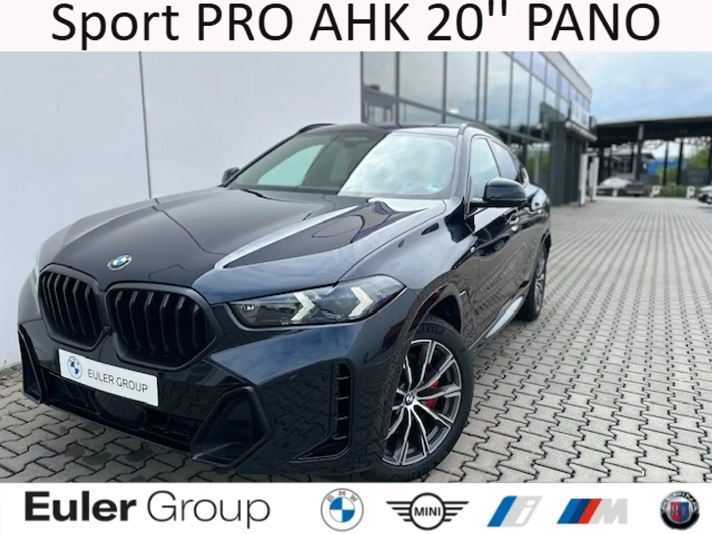 BMW X6 30dA M-Sport PRO AHK 20'' PANO ICONIC Stdhz KlimaS Schwarz - 1