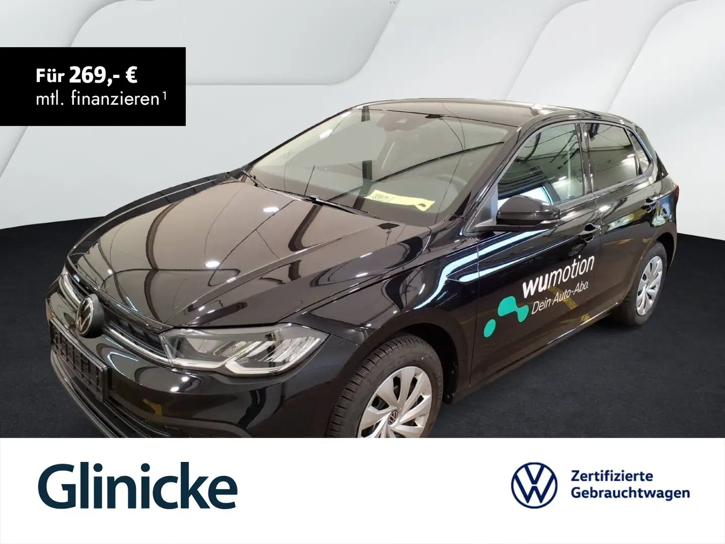 Volkswagen Polo 1.0 TSI Life Klima Navi LED ACC Sitzheizung Schwarz - 1