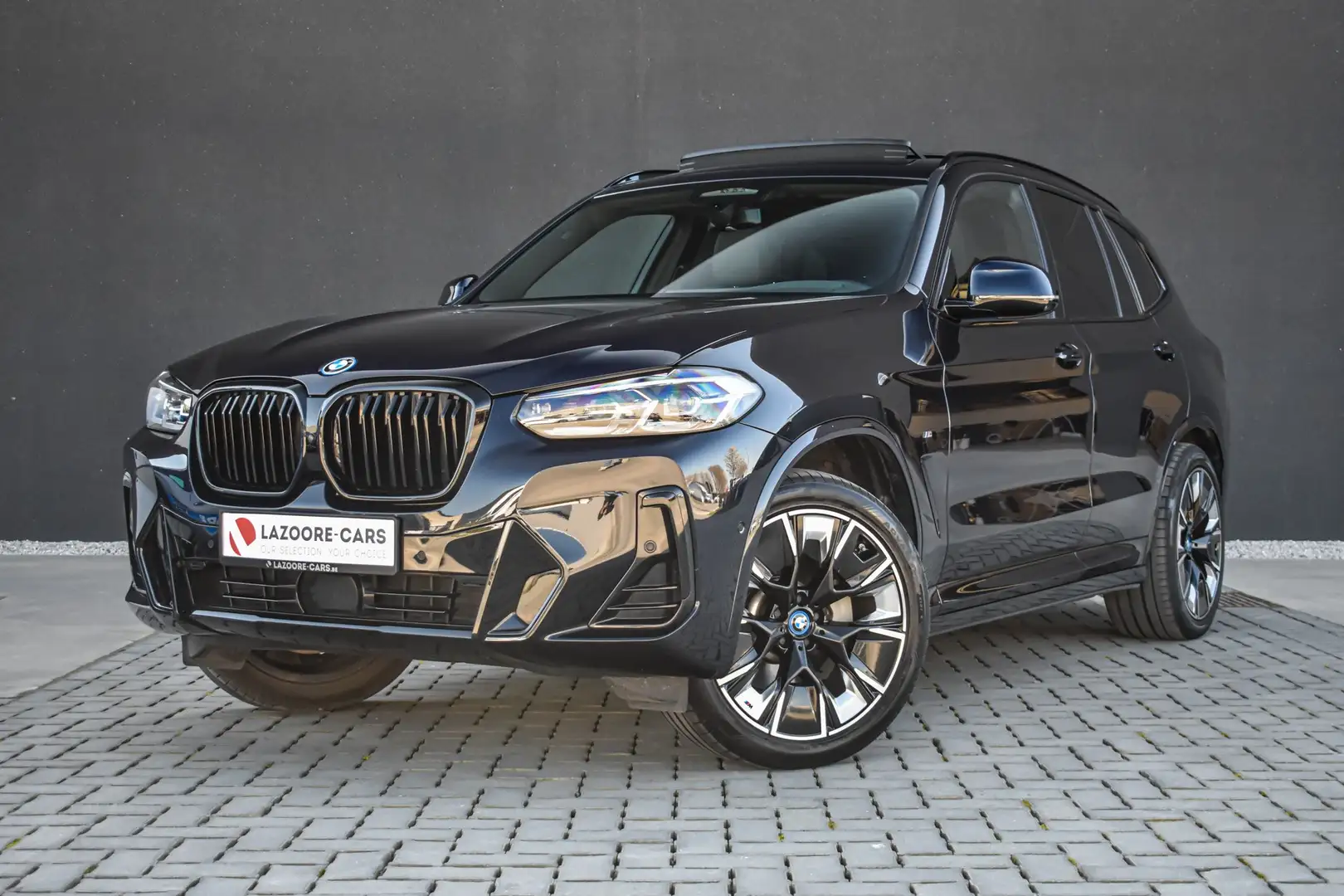 BMW iX3 Impressive 80 kWh - Panodak - H&K - 360° Fekete - 1