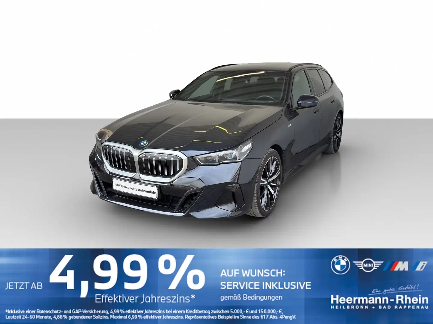 BMW 540 dA xDrive Tour. M Sport LiveCock.LED.AHK.Park Schwarz - 2