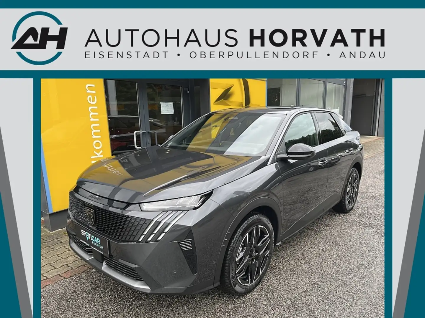 Peugeot 3008 Hybrid 145 e-DCS6 Allure Grau - 1