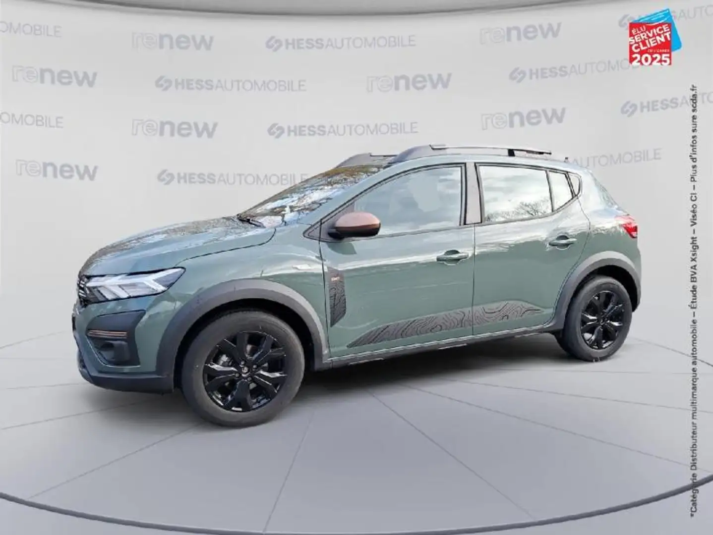 Dacia Sandero 1.0 ECO-G 100ch Stepway Extreme -24 Groen - 1