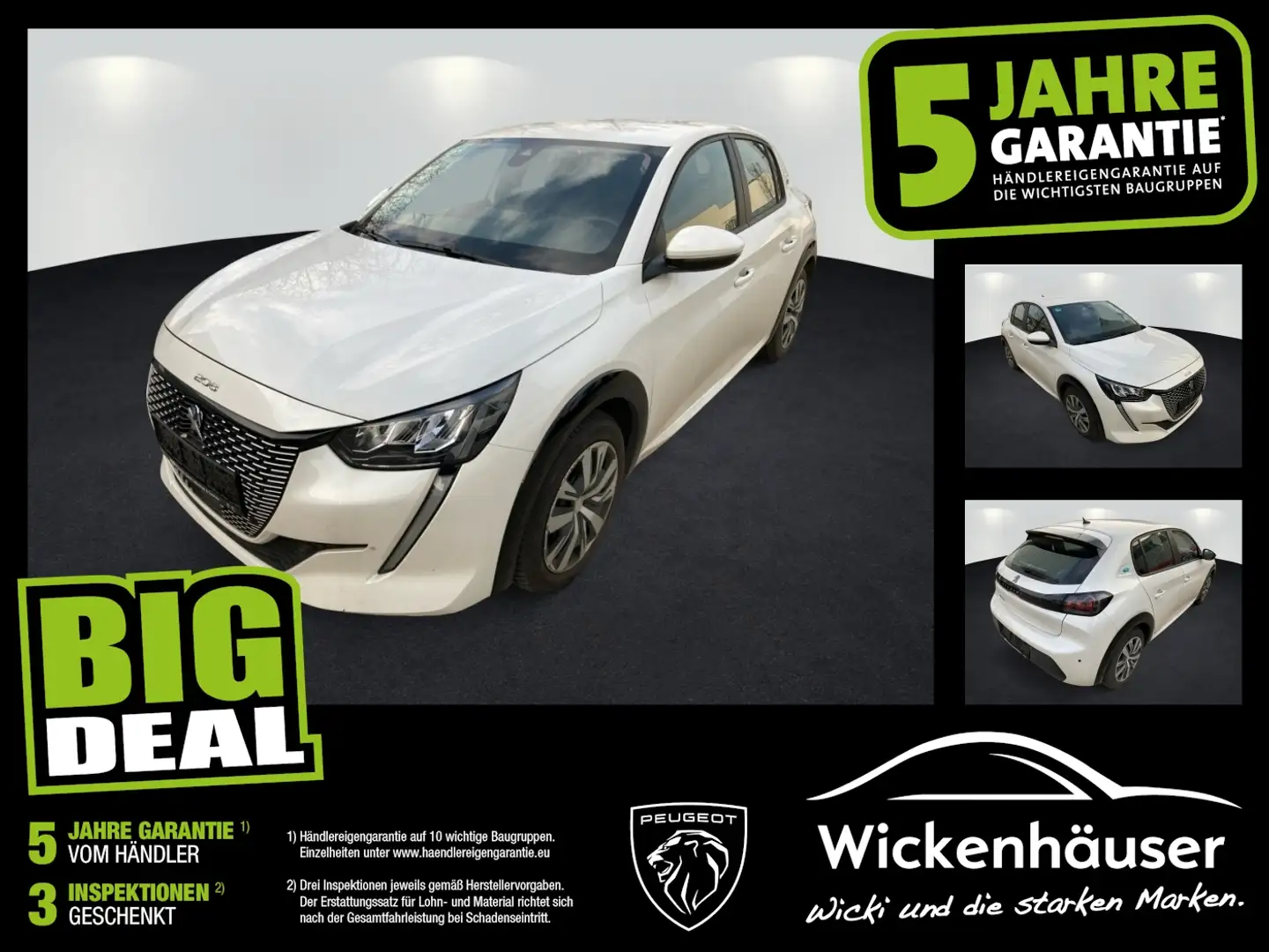 Peugeot 208 e- 136 Active LED CarPlay SHZ Kamera Bianco - 1