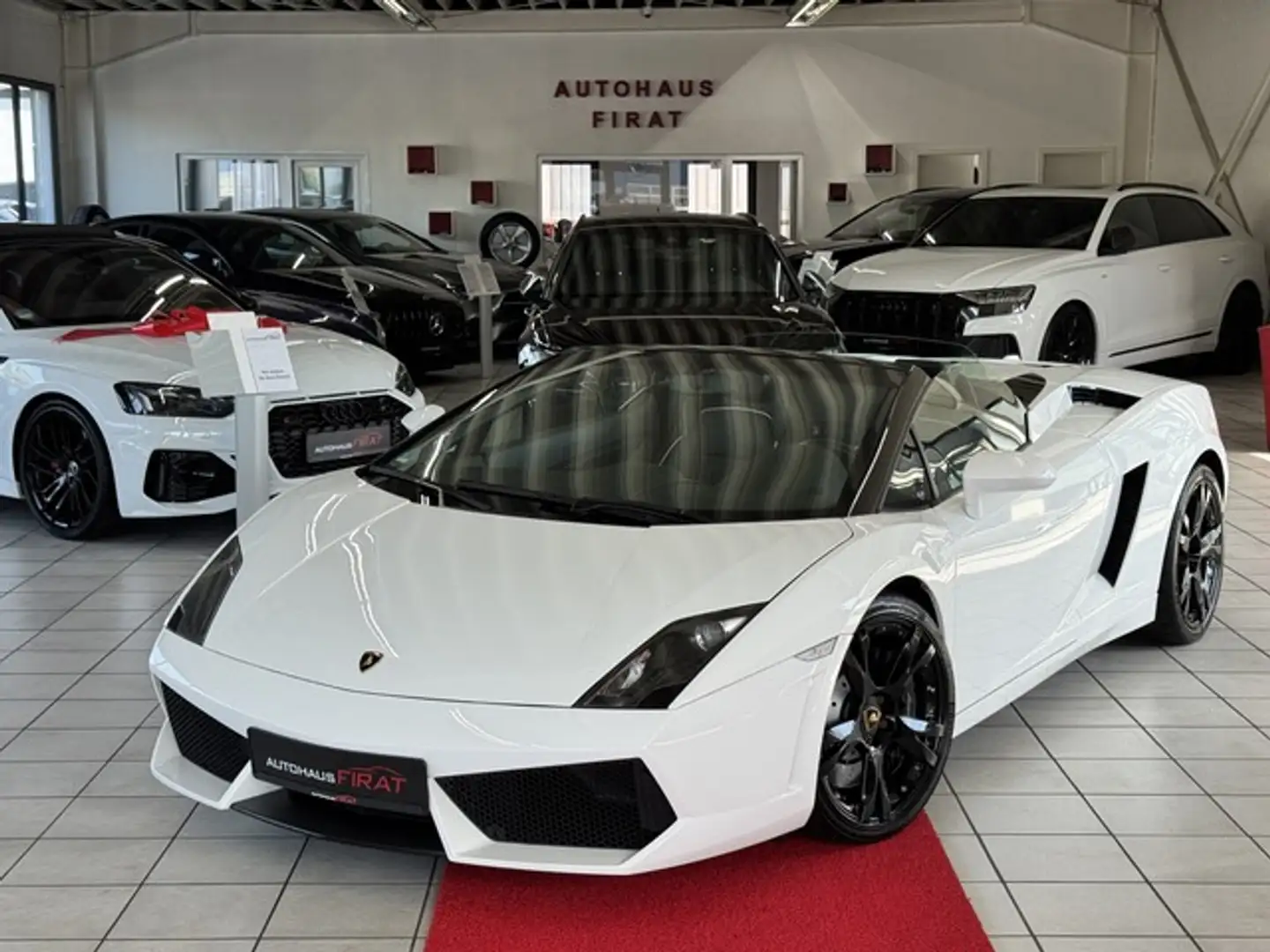 Lamborghini Gallardo LP 560-4 Spyder Leder+Kamera+Xenon+Alu+Navi Weiß - 1