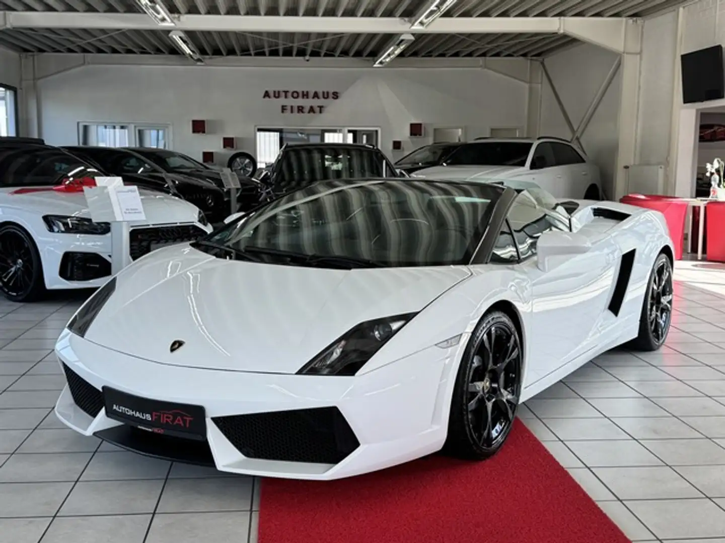 Lamborghini Gallardo LP 560-4 Spyder Leder+Kamera+Xenon+Alu+Navi Blanco - 2