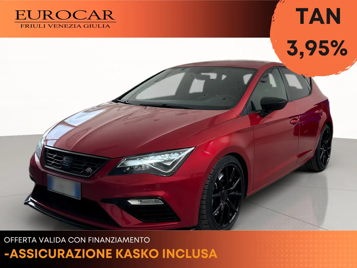 SEAT Leon 2.0 tdi fr 184cv dsg Rosso - 1