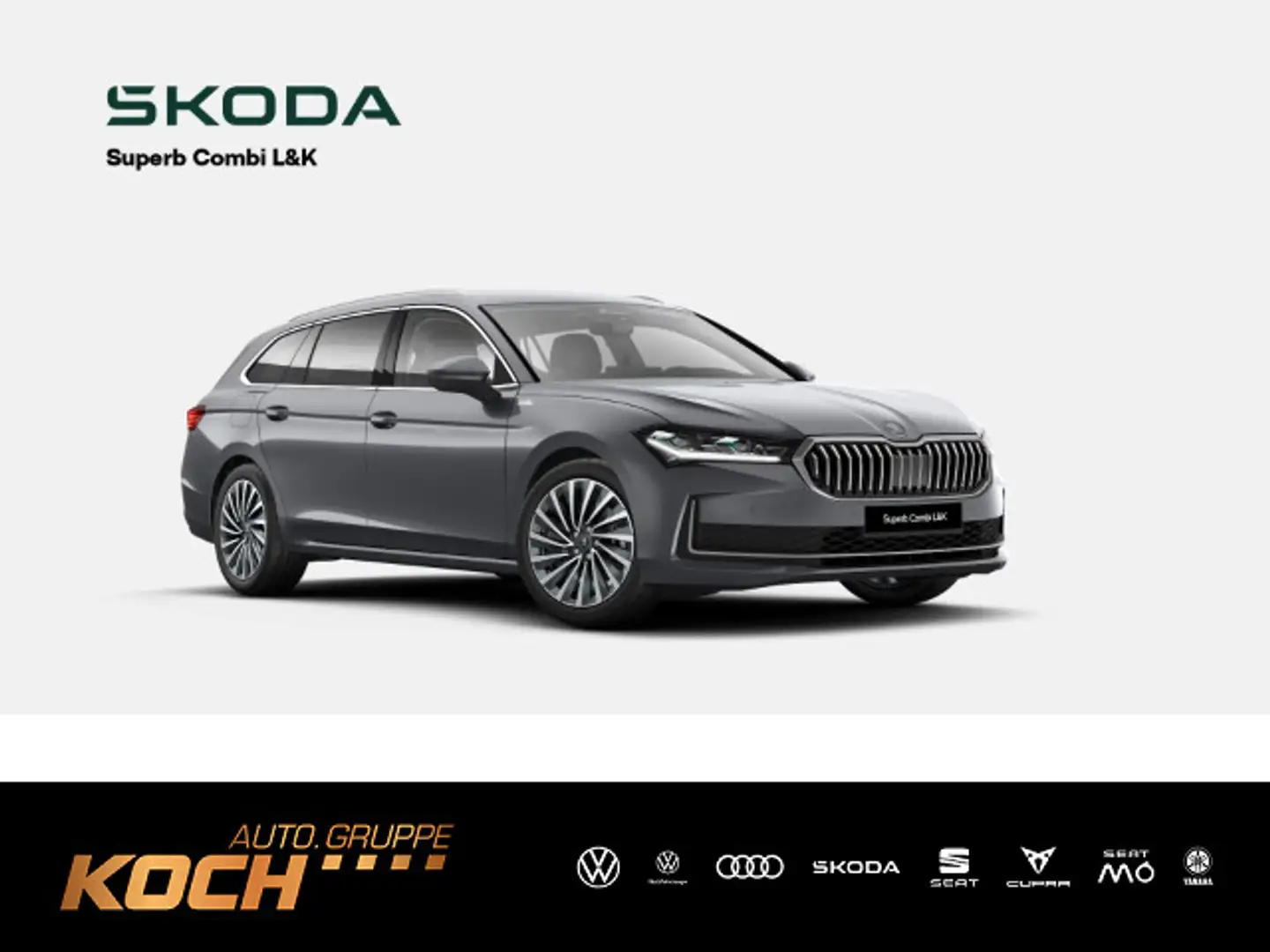 Skoda Superb C.L&K 2.0TDI*DSG*NAVI*PANODACH*MATRIX-LED Gris - 1