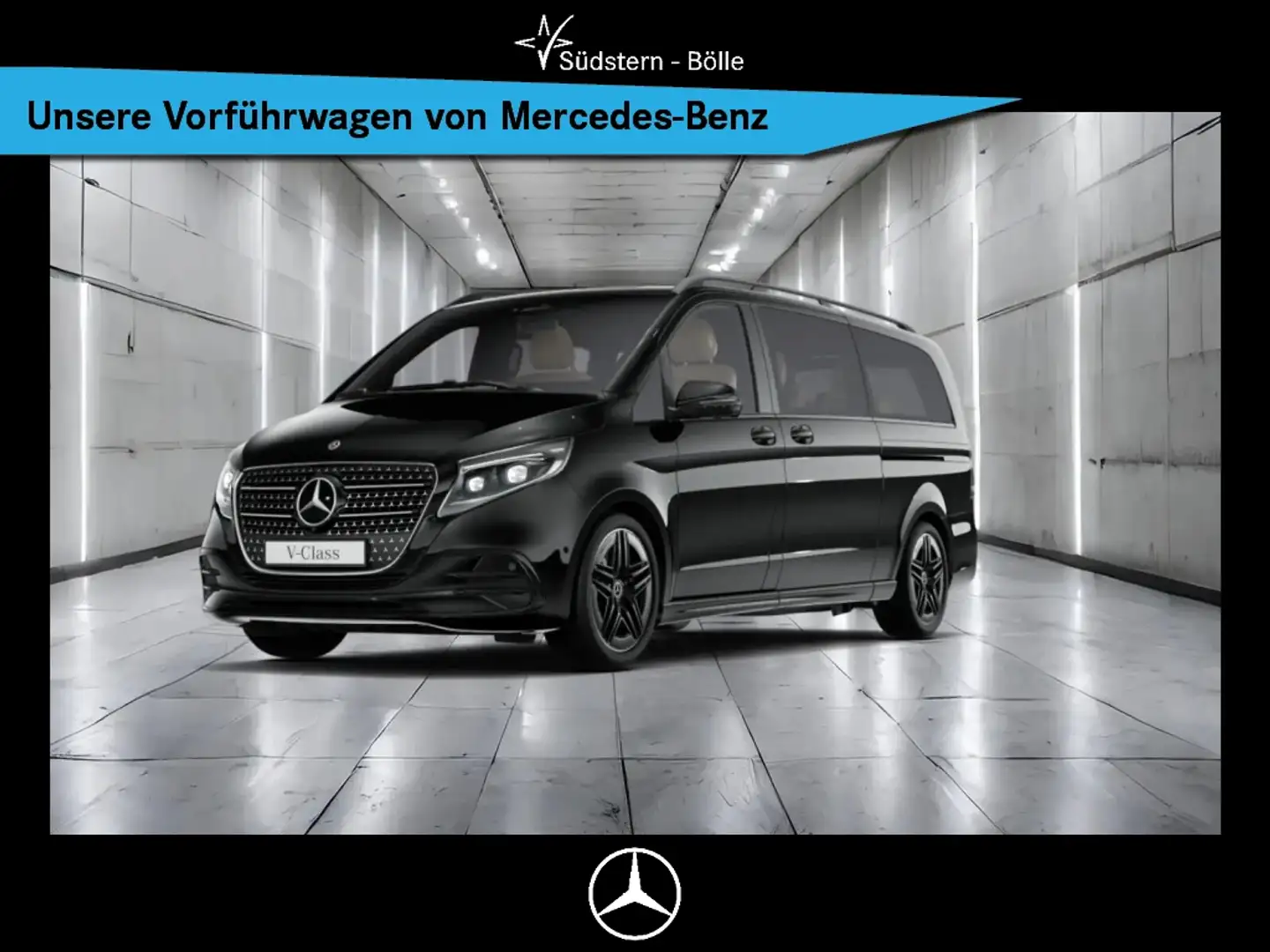 Mercedes-Benz V 300 d AVANTGARDE  XL+4M+LED+AMG+AHK+NAVI+DISTR Schwarz - 1