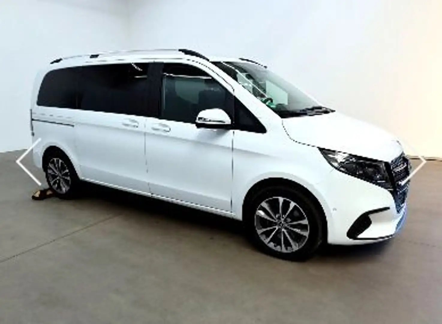 Mercedes-Benz V 250 d 4MATIC STYLE Kompakt AHK STHZG Widescree Blanc - 2