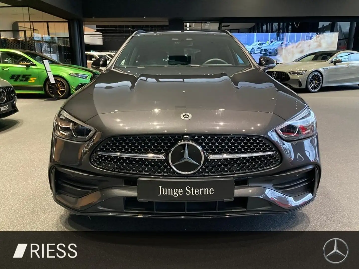 Mercedes-Benz C 220 d T ACC AHK AUT Akustikglas Kam. KeyLess Grau - 2