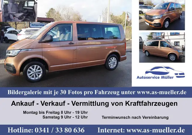 Volkswagen T6 Multivan int. Kindersitze-CarPlay-Navi-Kamera