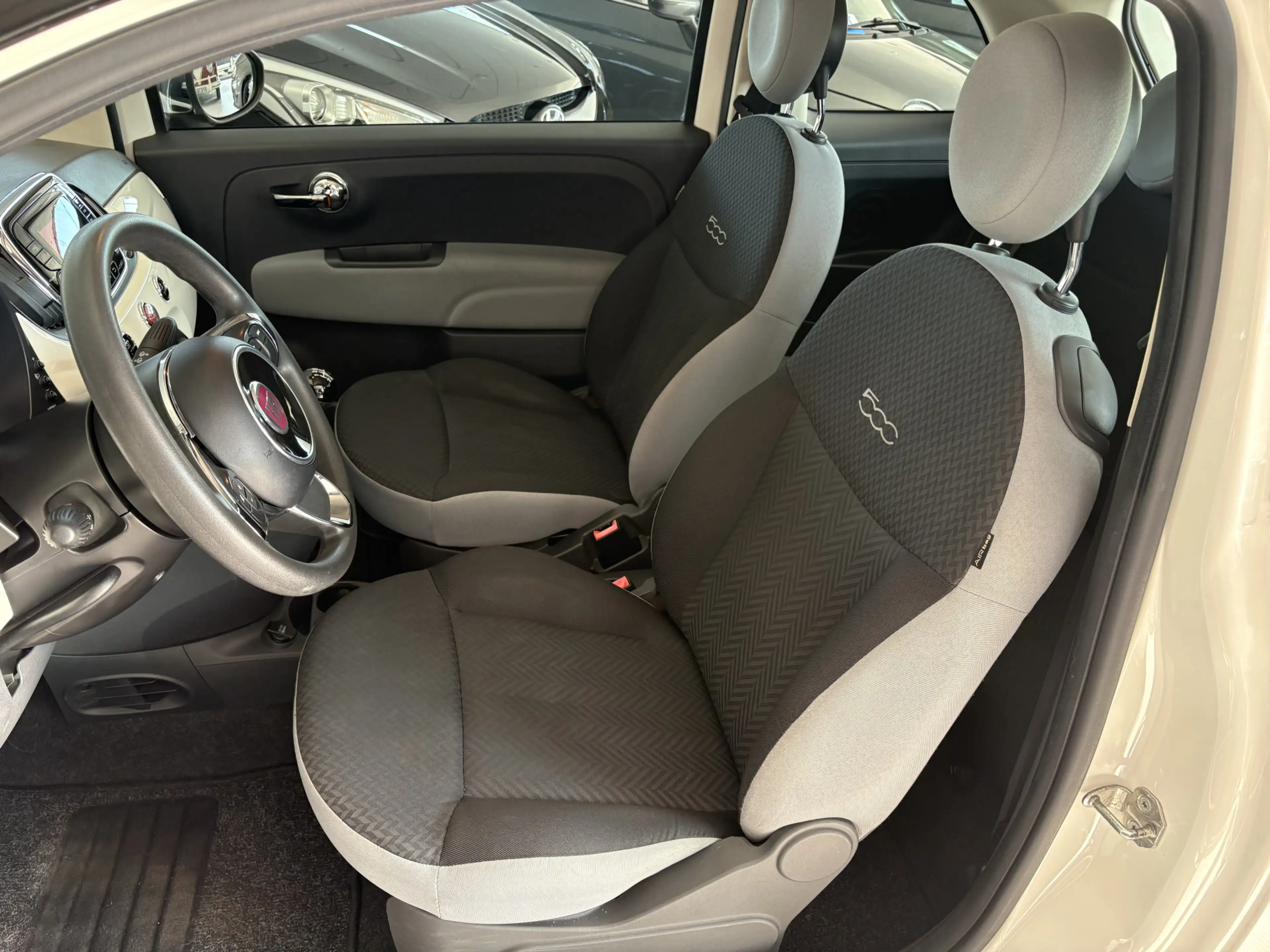 Fiat 500 1.2 Lounge Two-tone dak - Airco - Panoramadak - Le — photo 14