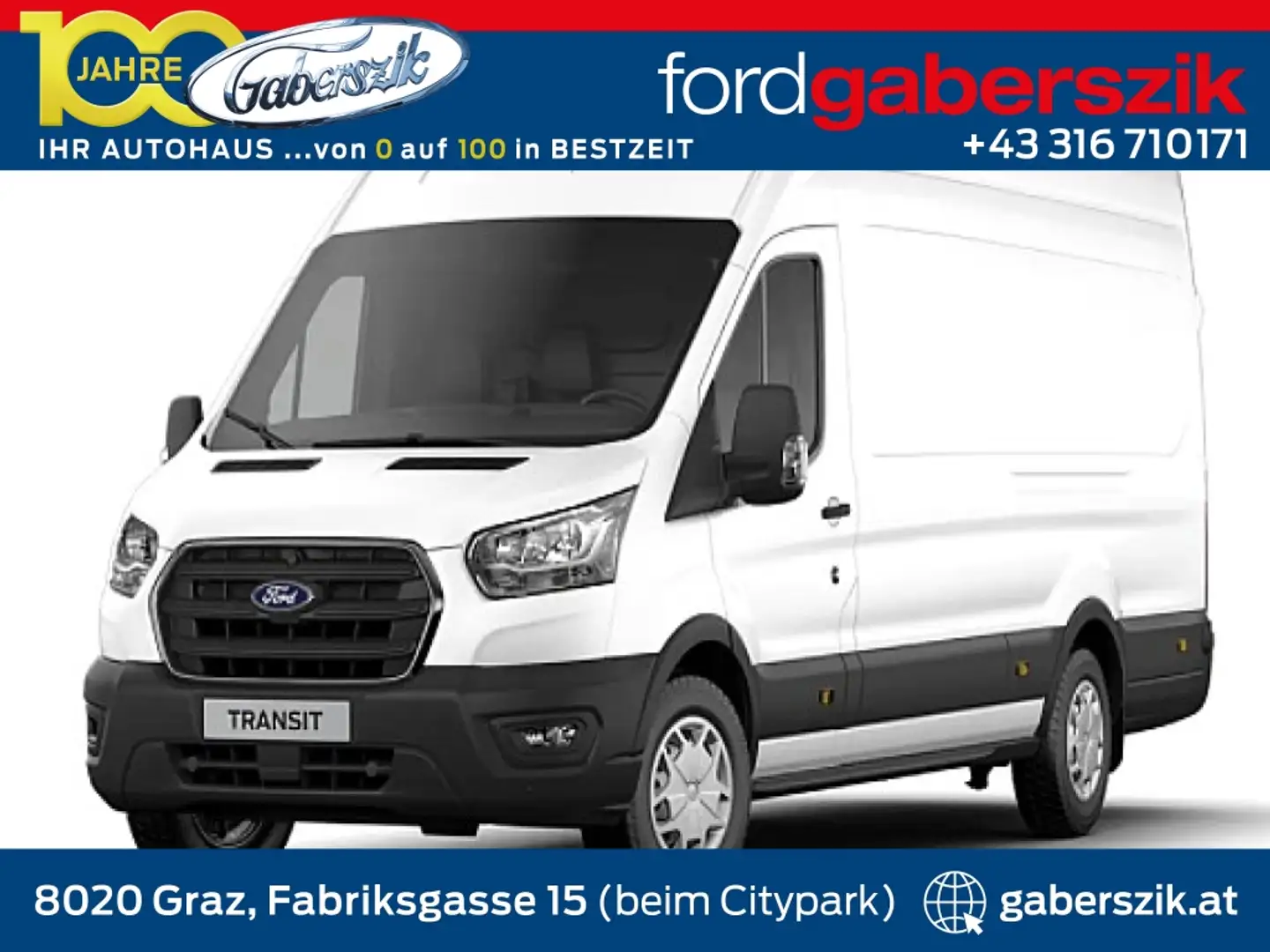 Ford Transit Transit Kasten 2,0 EcoBlue L4H3 350 Trend Weiß - 1