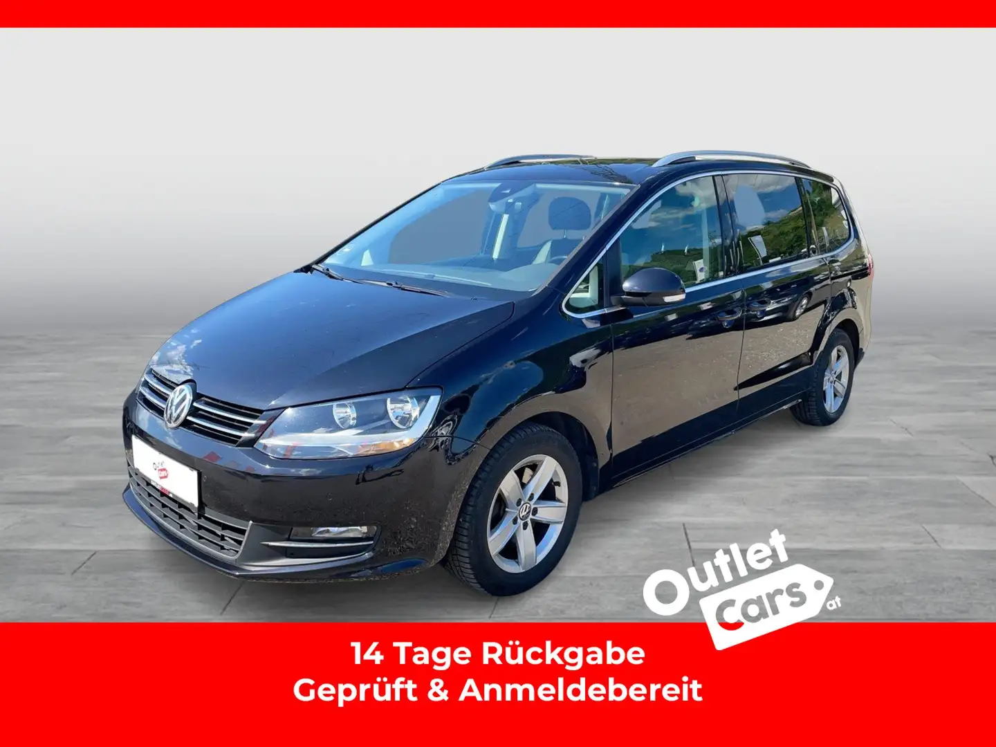Volkswagen Sharan 2.0 TDI BMT 7-Sitzer Business+ ASSIST+RFK Schwarz - 1