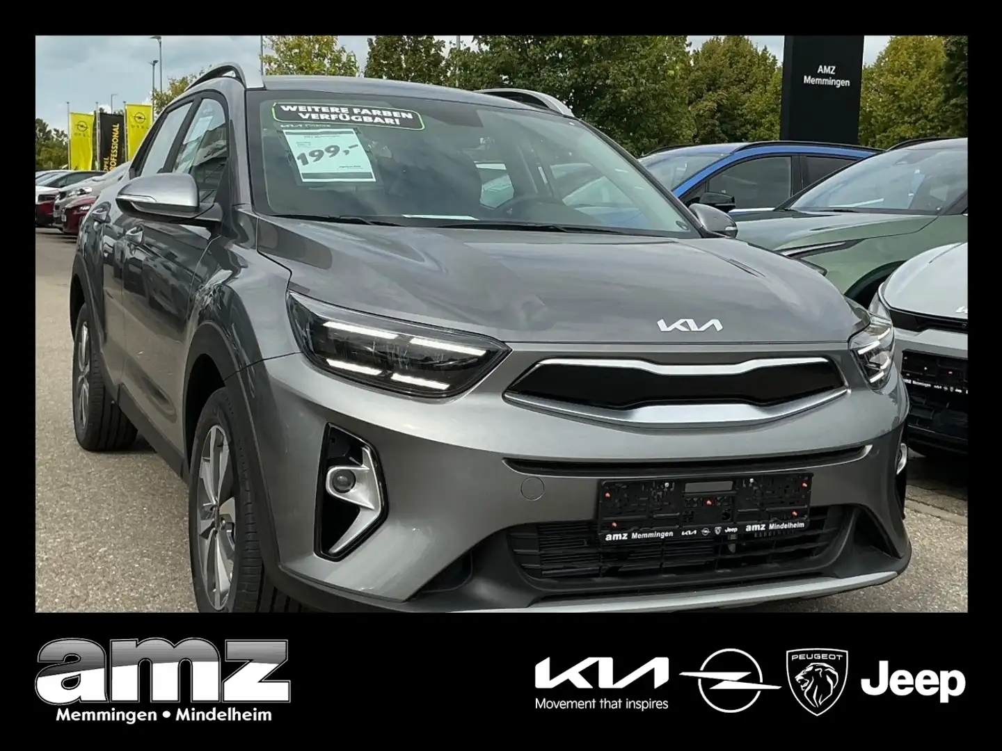 Kia Stonic 1.0 T-GDI Vision *Induktive Ladestation* Gris - 1