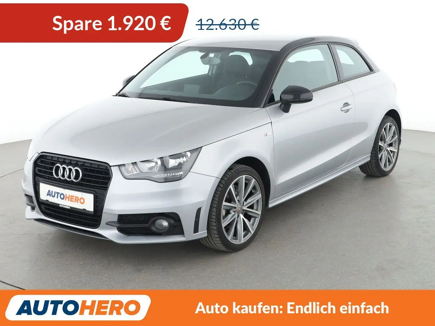 Audi A1 1.4 TFSI Attraction *PDC*SHZ*ALU* Silber - 1