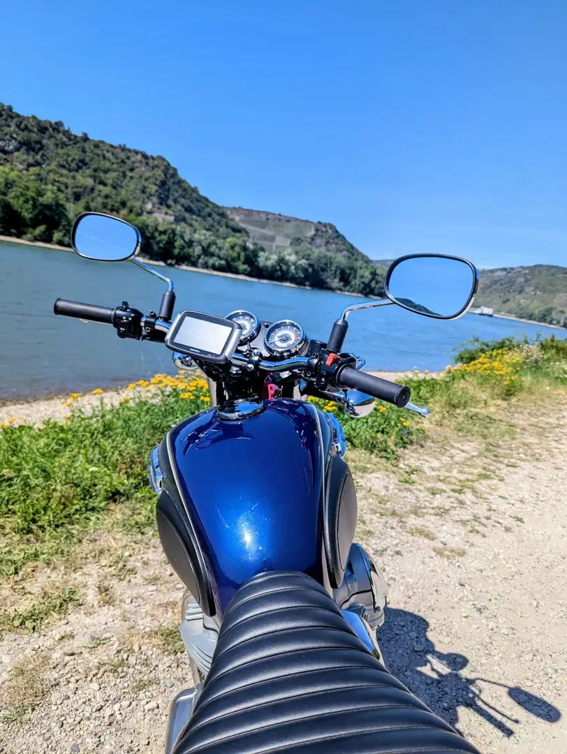 Kawasaki W 800 Bleu - 2