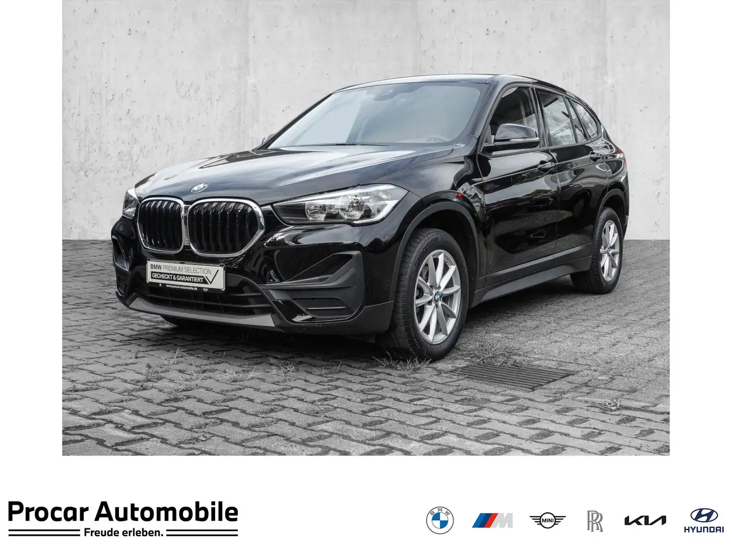 BMW X1 sDrive18i Advantage Auto. AHK NAVI PDC V+H DAB Tem Nero - 1