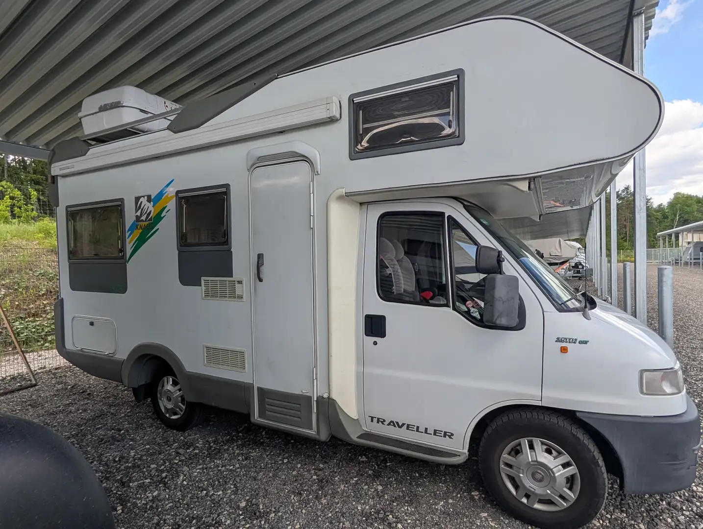 Fiat Ducato Wohnmobil Knaus Traveller 575 Fiat Ducato 2.5 TDI Blanc - 1