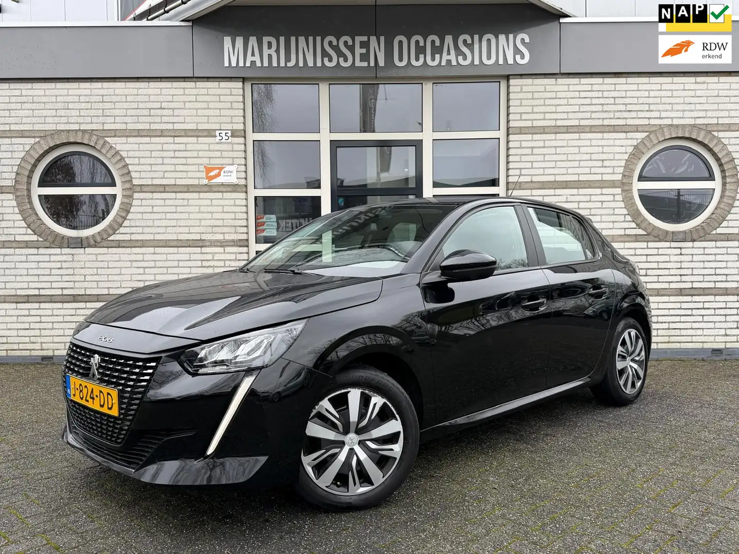 Peugeot 208 1.2 PureTech Active |Cruise,PDC,Navi| Schwarz - 1