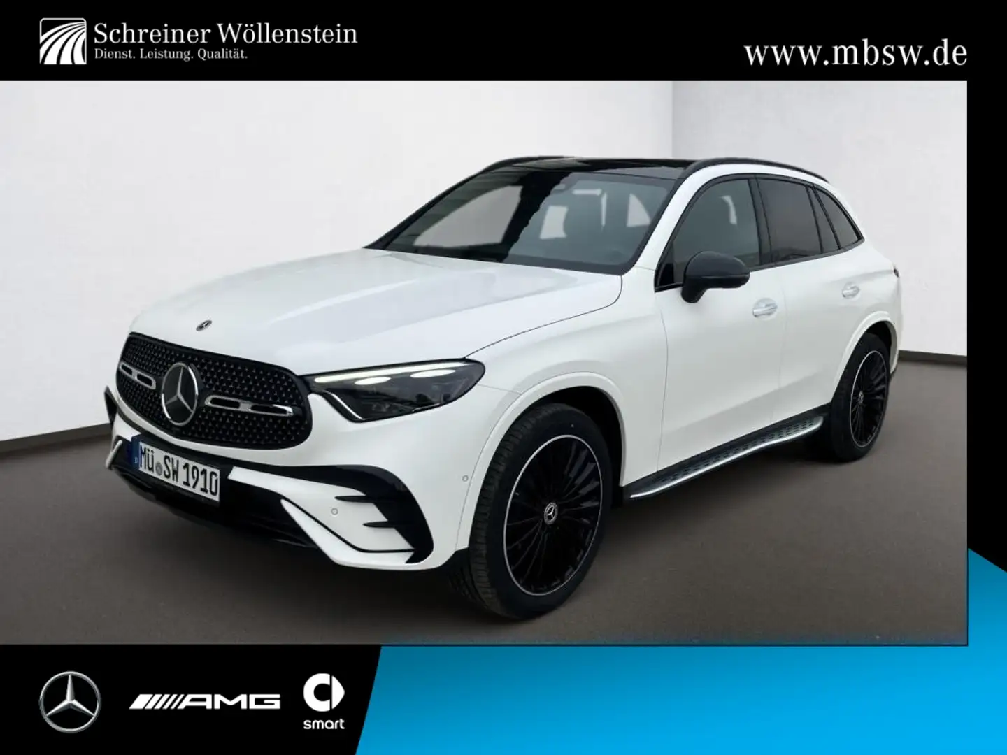 Mercedes-Benz GLC 450 d 4M AMG*Night*AHK*Pano*Dig.-Light*Burm. Weiß - 1