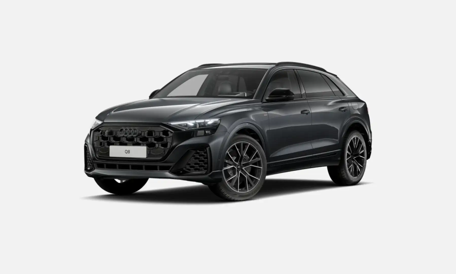 Audi Q8 55 TFSIe Black line quattro tiptronic Gris - 1