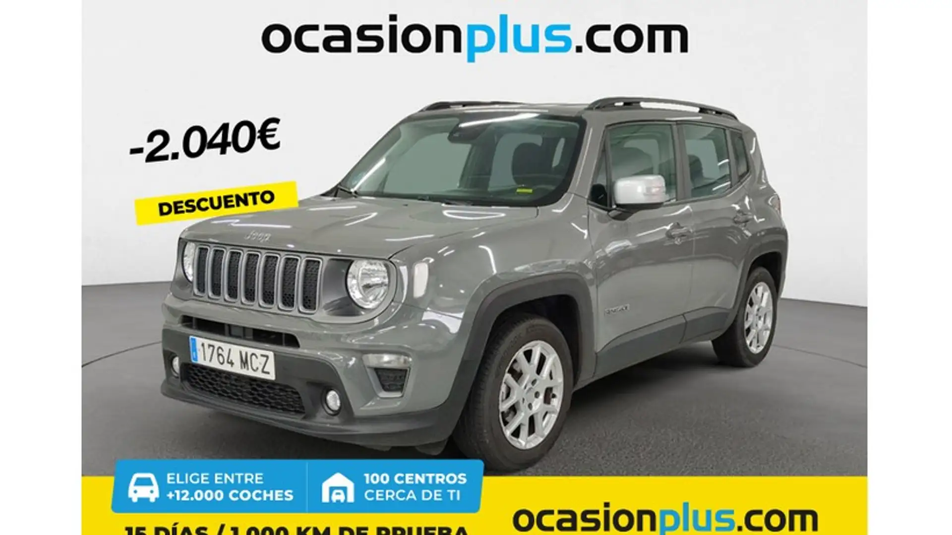 Jeep Renegade 1.6Mjt Limited 4x2 96kW Gris - 1