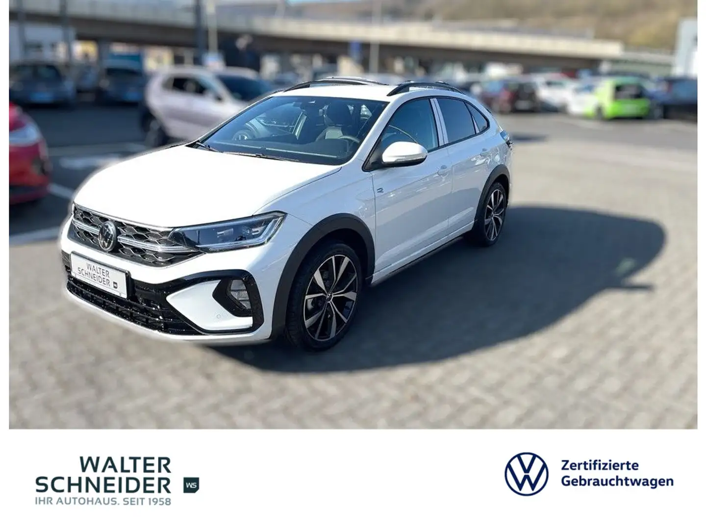 Volkswagen Taigo R-Line 1,0 l TSI OPF DSG Navi Klima SHZ Weiß - 1