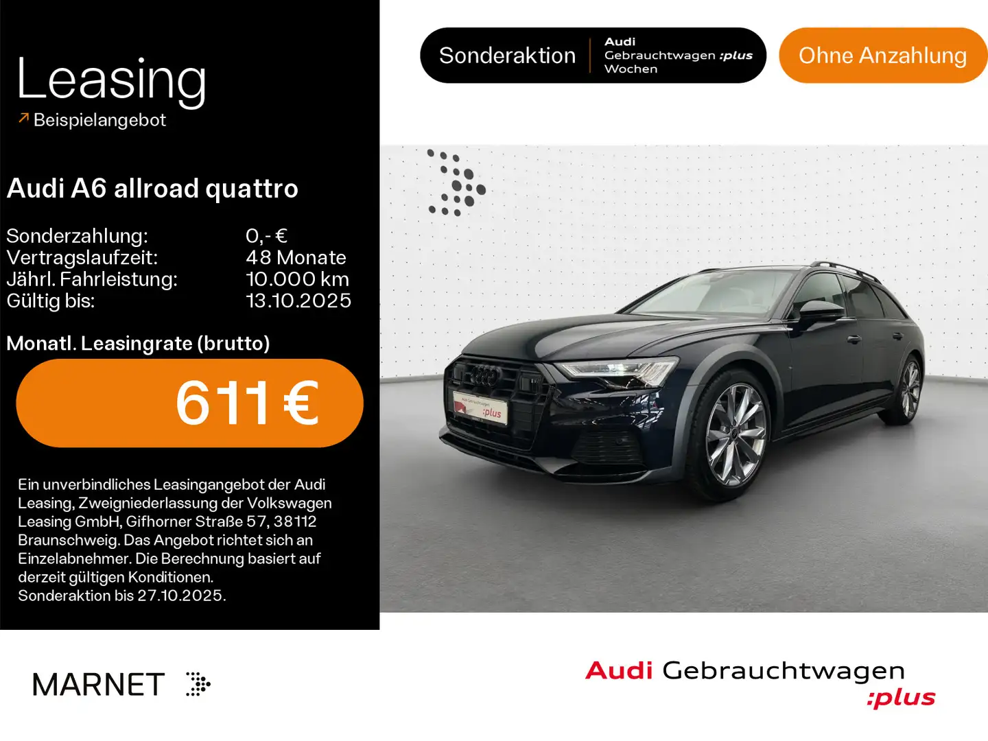 Audi A6 allroad 40 TDI*Navi*Matrix*Alu*AHK*HU Blau - 1