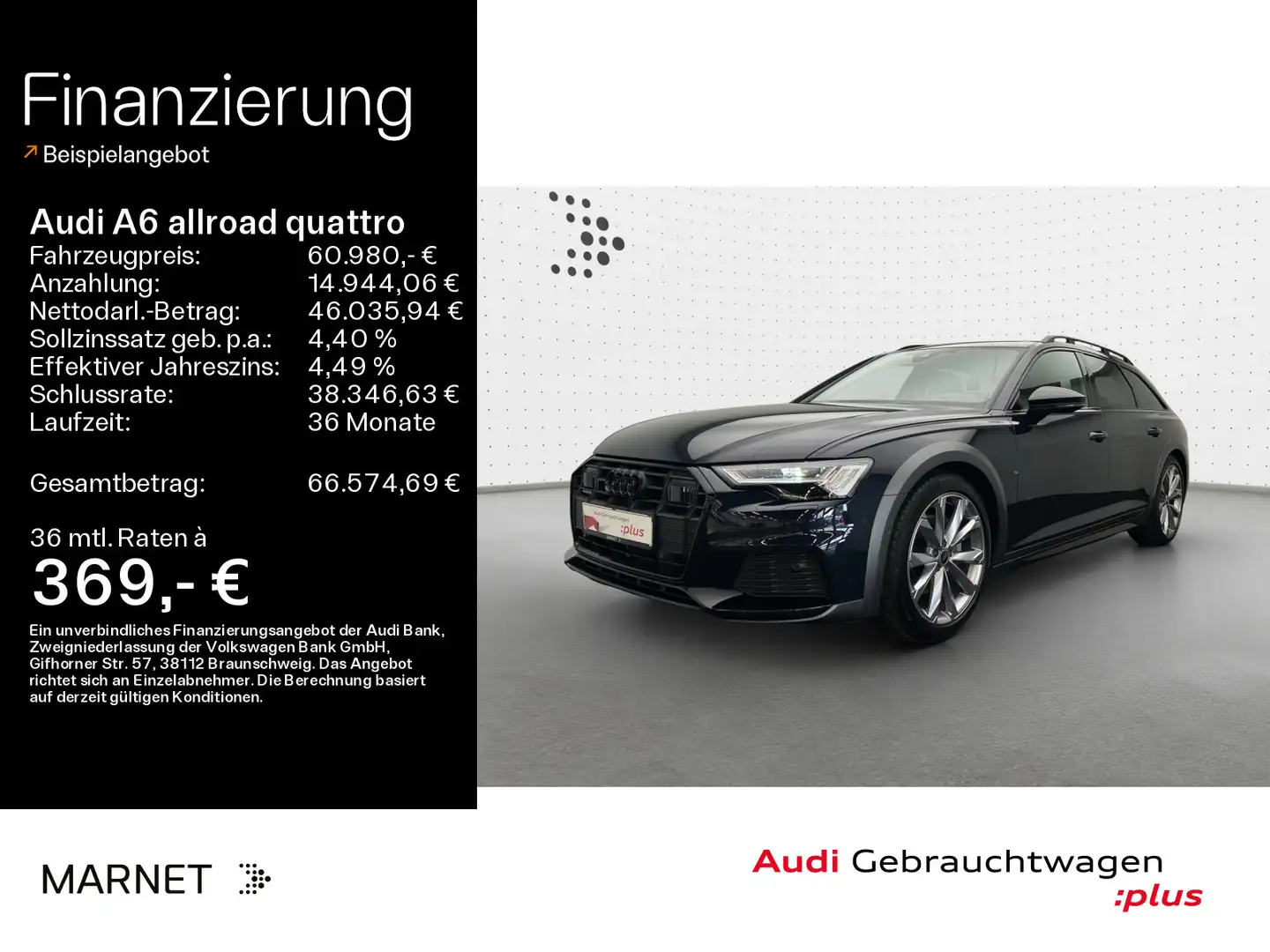 Audi A6 allroad 40 TDI*Navi*Matrix*Alu*AHK*HU Blau - 1